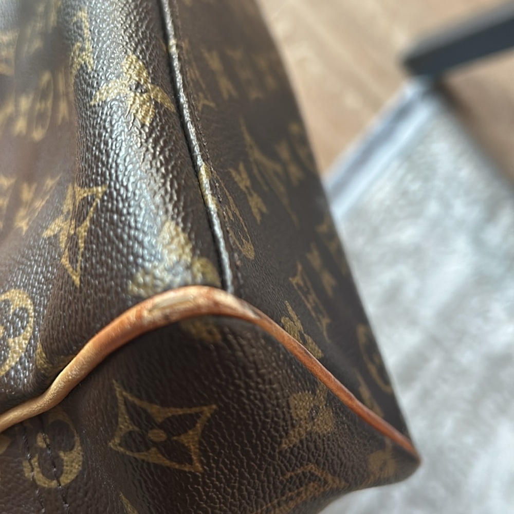 Louis Vuitton Brown Monogram Satchel - Picture 11 of 13